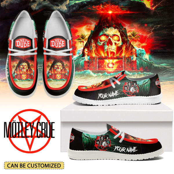 Tubopro Mötley Crüe Personalized Hey Dude Shoes For Men And Women