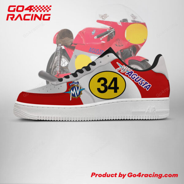 Tubopro Mv Agusta 500s Air Low-Top Sneakers Shoes For Men And Women - Image 2