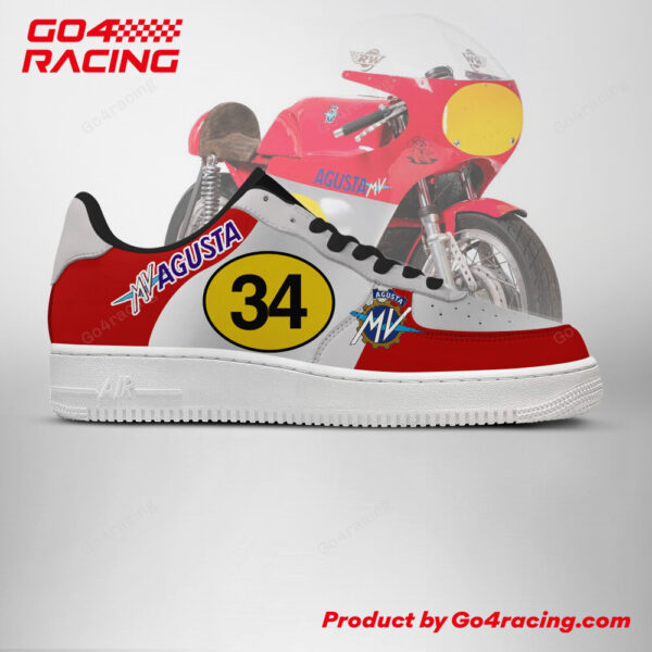 Tubopro Mv Agusta 500s Air Low-Top Sneakers Shoes For Men And Women - Image 3