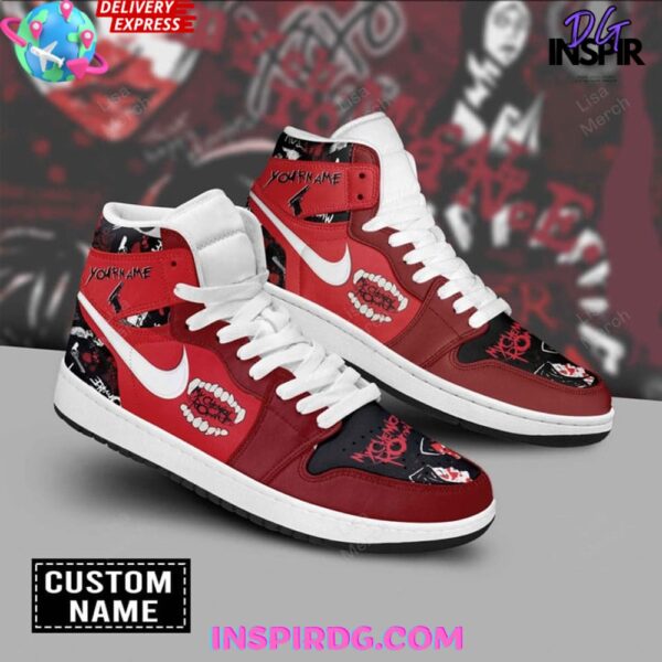 Tubopro My Chemical Romance AJ1 High Sneakers Shoes For Men And Women - Image 4