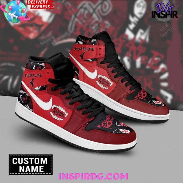 Tubopro My Chemical Romance AJ1 High Sneakers Shoes For Men And Women - Image 2