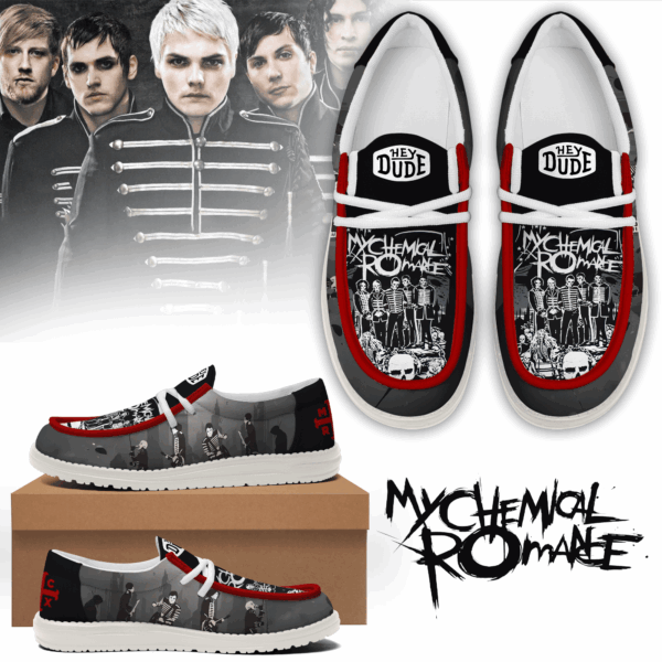 Tubopro My Chemical Romance Personalized Hey Dude Shoes For Men And Women