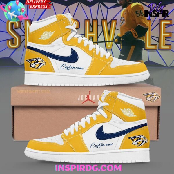 Tubopro Nashville Predators High Sneakers Shoes For Men And Women