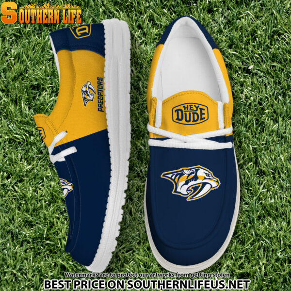 Tubopro Nashville Predators Personalized Hey Dude Shoes For Men And Women