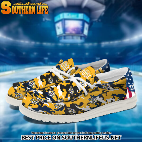 Tubopro Nashville Predators Personalized Hey Dude Shoes For Men And Women - Image 2