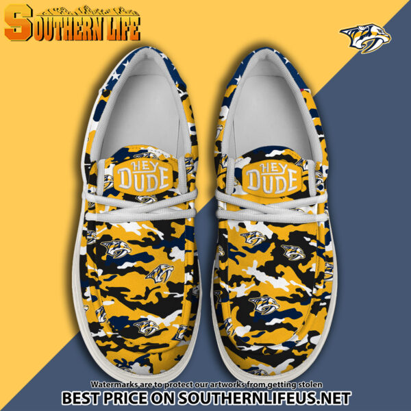 Tubopro Nashville Predators Personalized Hey Dude Shoes For Men And Women