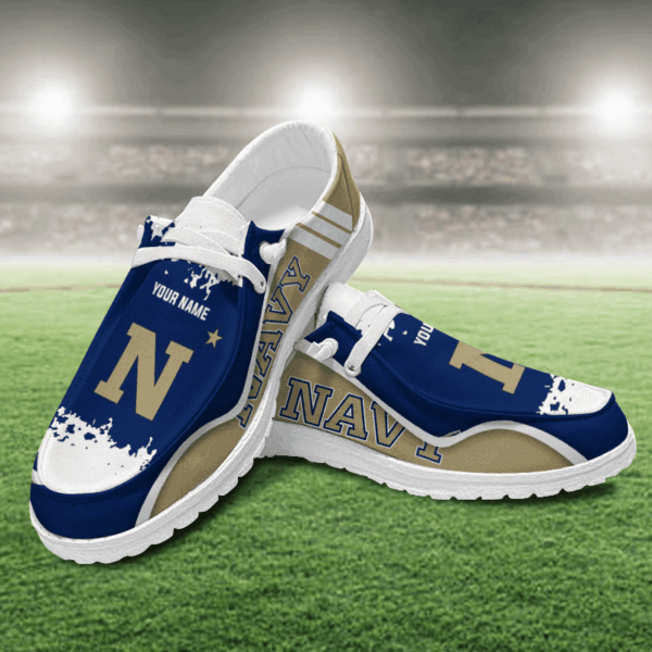 Tubopro Navy Midshipmen Hey Dude Shoes For Men And Women