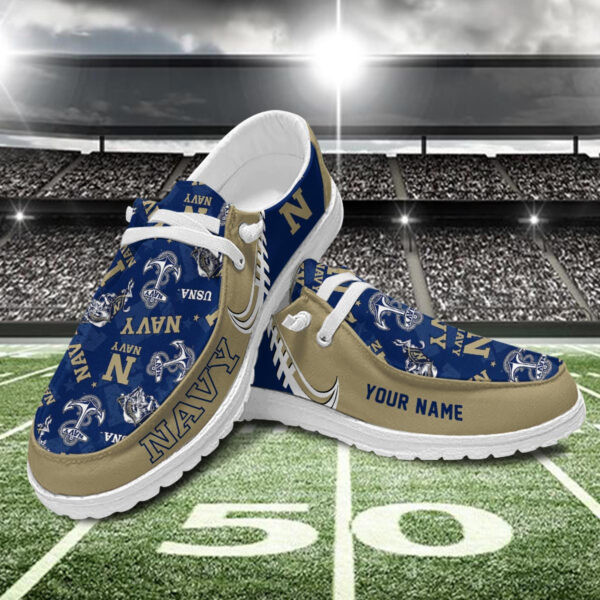 Tubopro Navy Midshipmen Hey Dude Shoes For Men And Women
