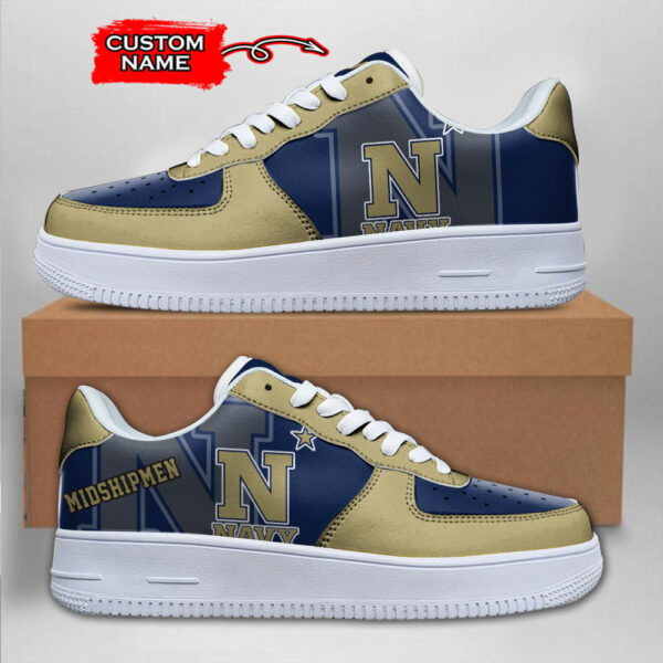 Tubopro Navy Midshipmen NCAA Air Low-Top Sneakers Shoes For Men And Women