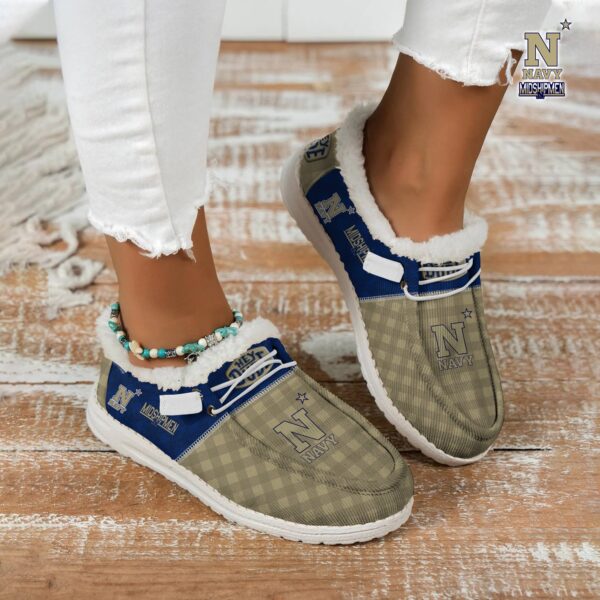 Tubopro Navy Midshipmen Personalized Hey Dude Shoes For Men And Women
