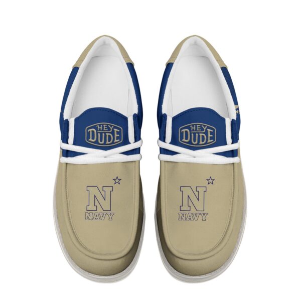 Tubopro Navy Midshipmen Personalized Hey Dude Shoes For Men And Women - Image 5