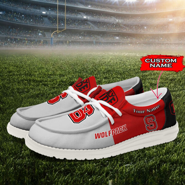 Tubopro NC State Wolfpack Personalized Hey Dude Shoes For Men And Women - Image 2