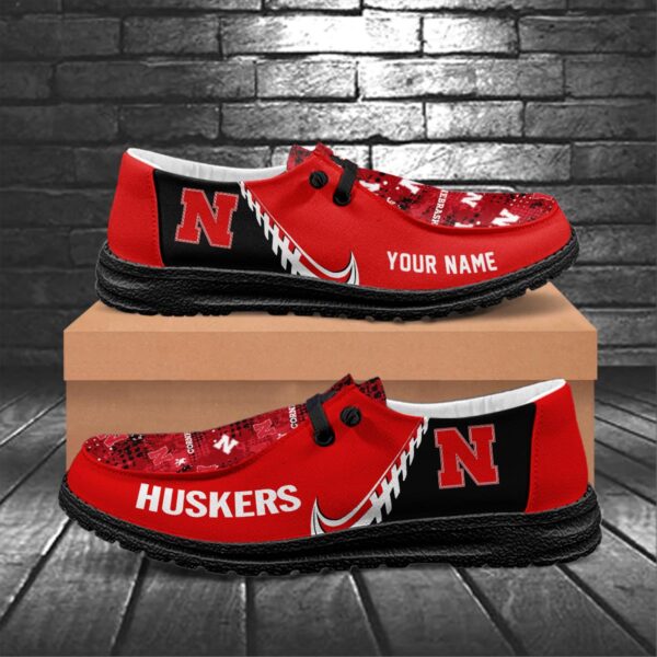 Tubopro Nebraska Cornhuskers Hey Dude Shoes For Men And Women - Image 6