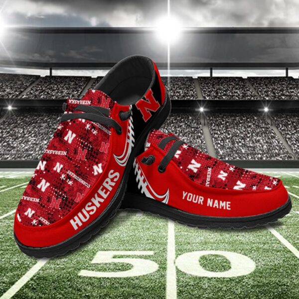 Tubopro Nebraska Cornhuskers Hey Dude Shoes For Men And Women - Image 2