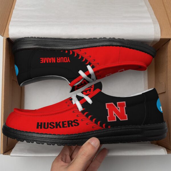 Tubopro Nebraska Cornhuskers Hey Dude Shoes For Men And Women - Image 2