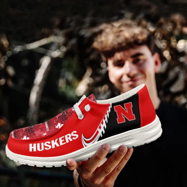 Tubopro Nebraska Cornhuskers Hey Dude Shoes For Men And Women - Image 3