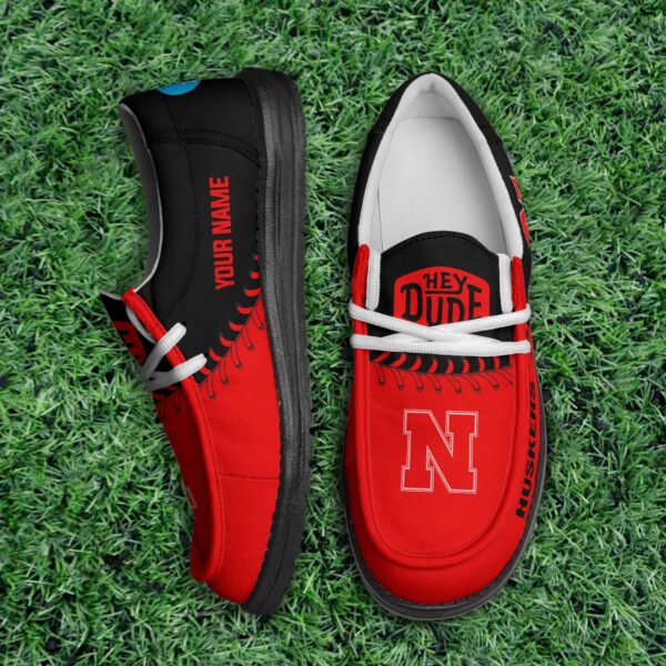 Tubopro Nebraska Cornhuskers Hey Dude Shoes For Men And Women - Image 3