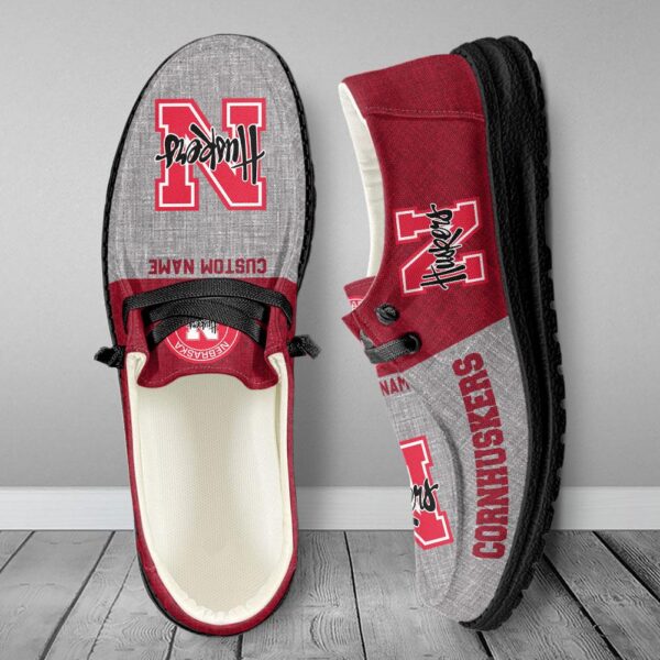 Tubopro Nebraska Cornhuskers Hey Dude Shoes For Men And Women - Image 6