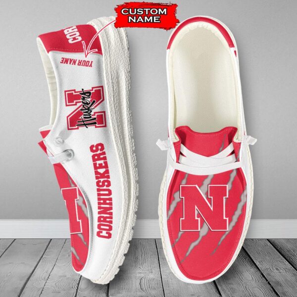 Tubopro Nebraska Cornhuskers Hey Dude Shoes For Men And Women - Image 4