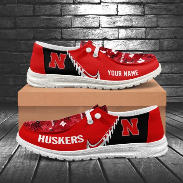 Tubopro Nebraska Cornhuskers Hey Dude Shoes For Men And Women - Image 5