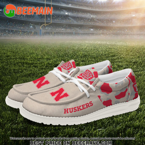 Tubopro Nebraska Cornhuskers Hey Dude Shoes For Men And Women - Image 2