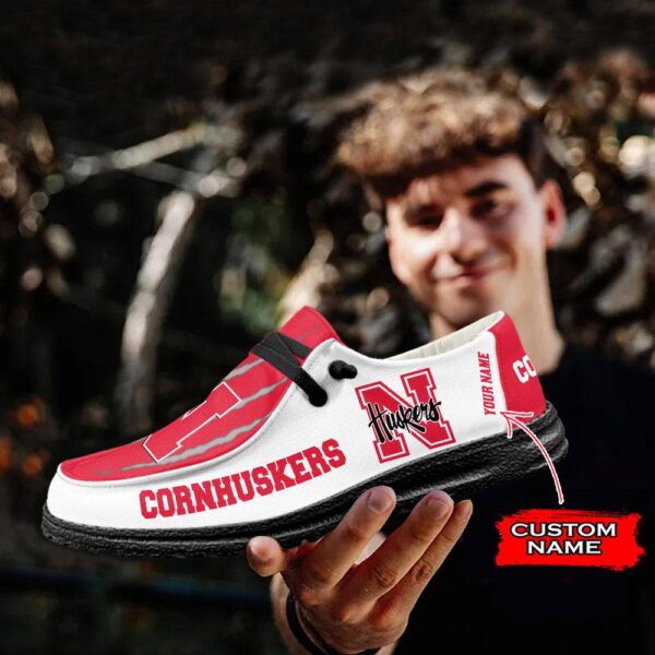 Tubopro Nebraska Cornhuskers Hey Dude Shoes For Men And Women - Image 3