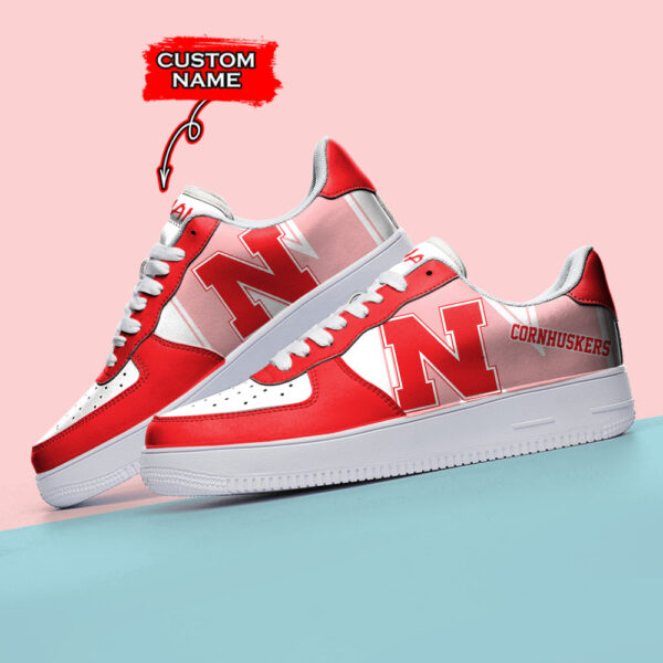 Tubopro Nebraska Cornhuskers NCAA Air Low-Top Sneakers Shoes For Men And Women - Image 3
