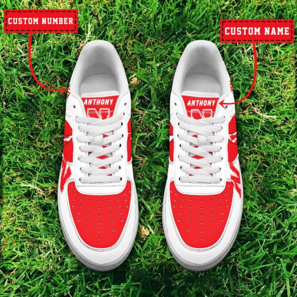 Tubopro Nebraska Cornhuskers NCAA Air Low-Top Sneakers Shoes For Men And Women - Image 2