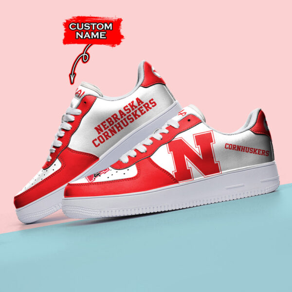 Tubopro Nebraska Cornhuskers NCAA Air Low-Top Sneakers Shoes For Men And Women - Image 3