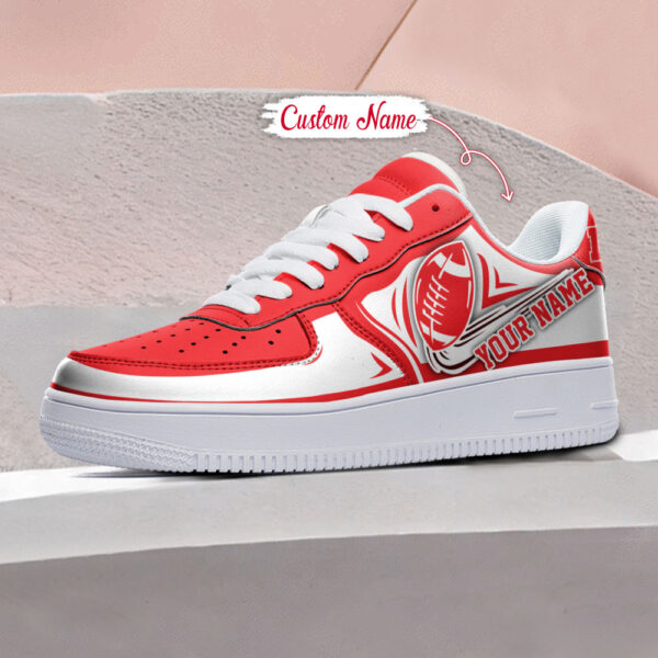 Tubopro Nebraska Cornhuskers NCAA Air Low-Top Sneakers Shoes For Men And Women - Image 3