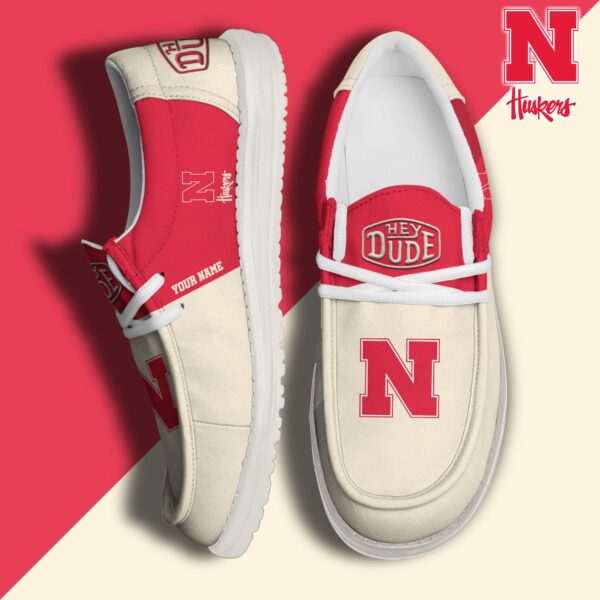 Tubopro Nebraska Cornhuskers Personalized Hey Dude Shoes For Men And Women