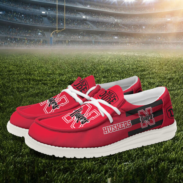 Tubopro Nebraska Cornhuskers Personalized Hey Dude Shoes For Men And Women - Image 2
