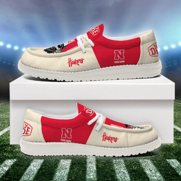Tubopro Nebraska Cornhuskers Personalized Hey Dude Shoes For Men And Women - Image 4