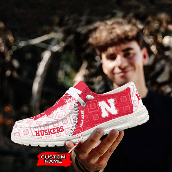 Tubopro Nebraska Cornhuskers Personalized Hey Dude Shoes For Men And Women