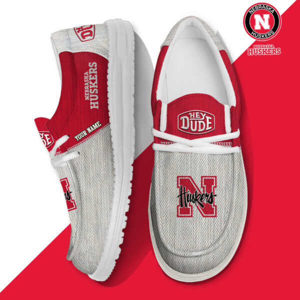 Tubopro Nebraska Cornhuskers Personalized Hey Dude Shoes For Men And Women