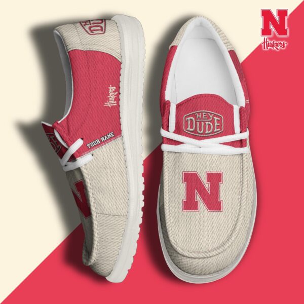 Tubopro Nebraska Cornhuskers Personalized Hey Dude Shoes For Men And Women