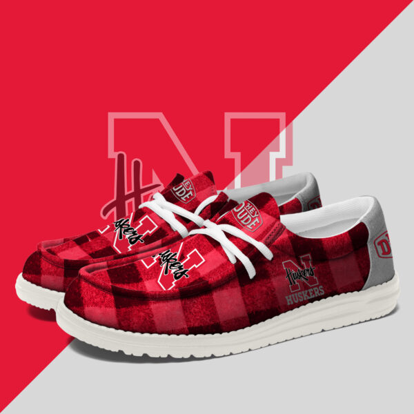Tubopro Nebraska Cornhuskers Personalized Hey Dude Shoes For Men And Women - Image 2