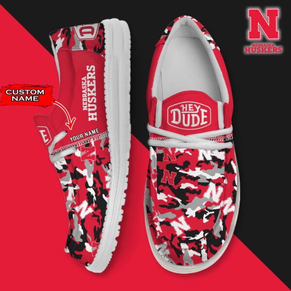 Tubopro Nebraska Cornhuskers Personalized Hey Dude Shoes For Men And Women