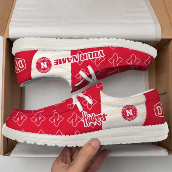 Tubopro Nebraska Cornhuskers Personalized Hey Dude Shoes For Men And Women