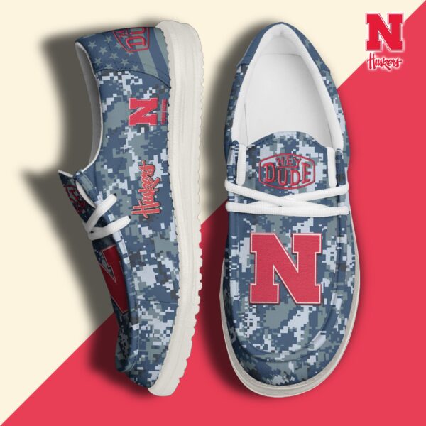 Tubopro Nebraska Cornhuskers Personalized Hey Dude Shoes For Men And Women