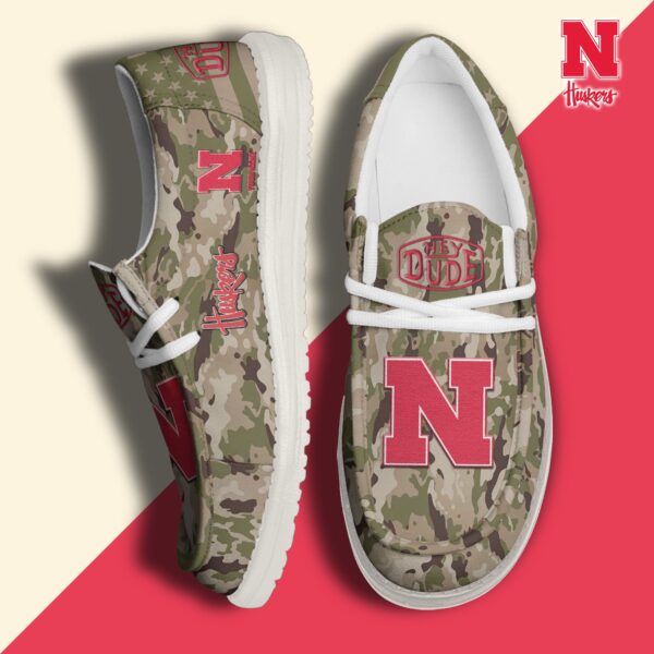 Tubopro Nebraska Cornhuskers Personalized Hey Dude Shoes For Men And Women