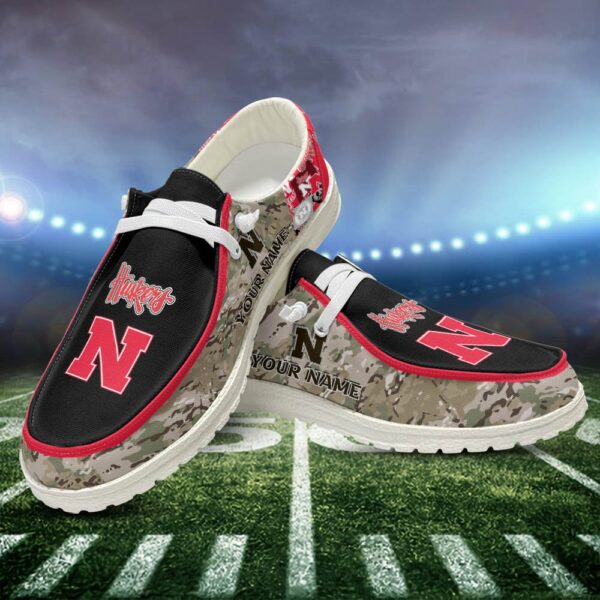 Tubopro Nebraska Cornhuskers Personalized Hey Dude Shoes For Men And Women