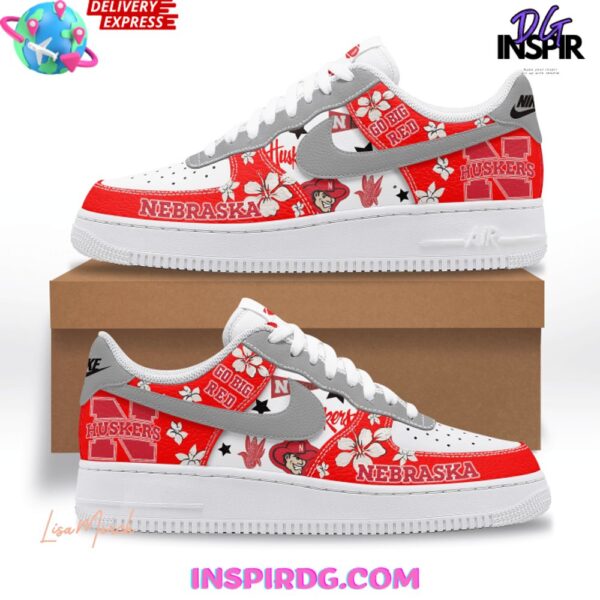 Tubopro Nebraska Huskers Air Low-Top Sneakers Shoes For Men And Women - Image 2
