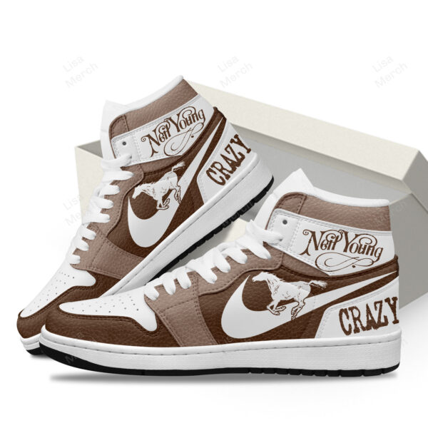 Tubopro Neil Young AJ1 High Sneakers Shoes For Men And Women - Image 3