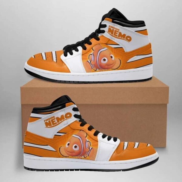 Tubopro Nemo Fish Finding Nemo AJ1 High Sneakers Shoes For Men And Women - Image 2