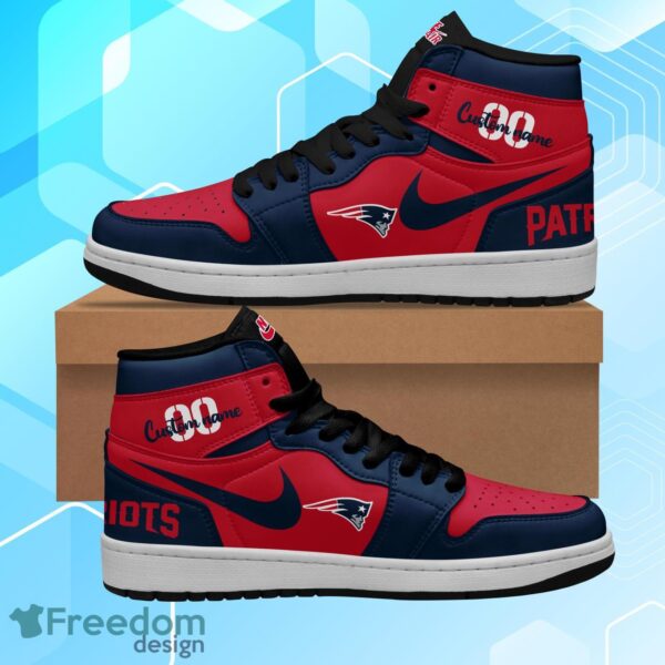 Tubopro New England Patriots AJ1 High Sneakers Shoes For Men And Women