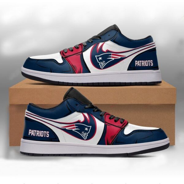 Tubopro New England Patriots AJ1 High Sneakers Shoes For Men And Women
