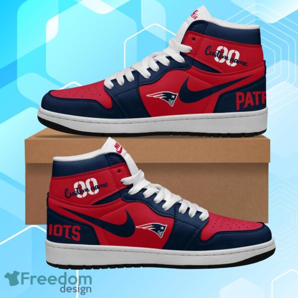 Tubopro New England Patriots AJ1 High Sneakers Shoes For Men And Women