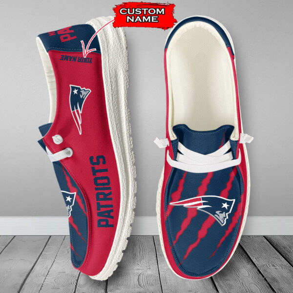 Tubopro New England Patriots Hey Dude Shoes For Men And Women - Image 5
