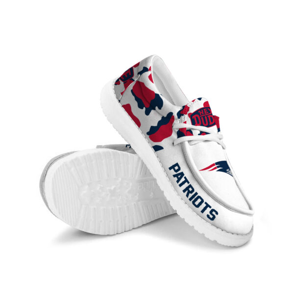 Tubopro New England Patriots Hey Dude Shoes For Men And Women - Image 4